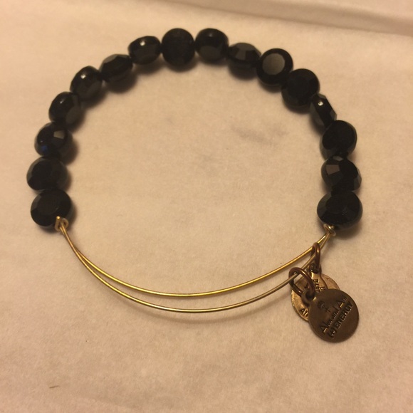 Alex and Ani Black Bead Bracelet - Picture 1 of 1